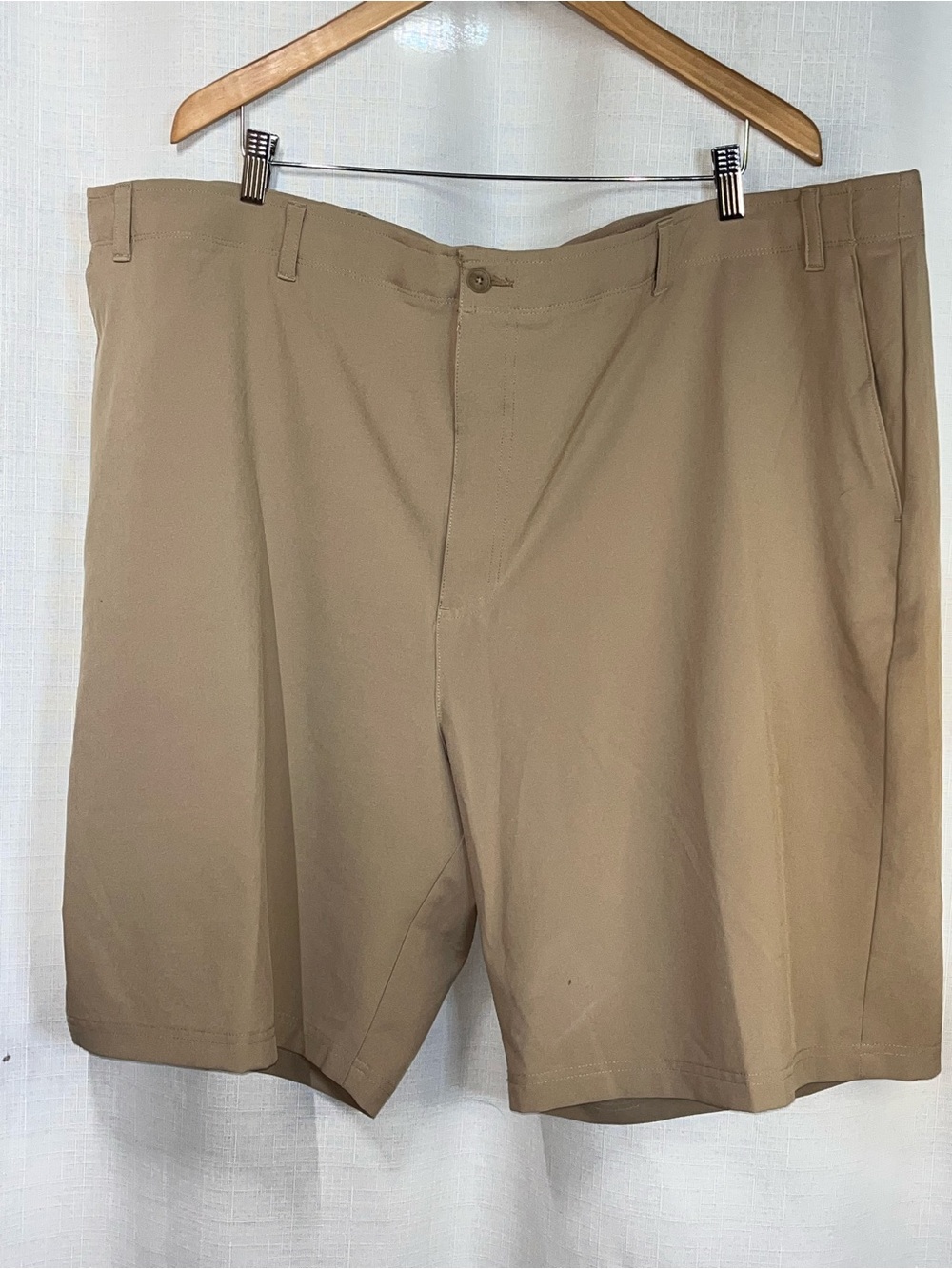 Ben Hogan Performance Golf Shorts 50 Khaki Stretch Moisture Wicking UPF 50 NWT - Picture 3 of 10